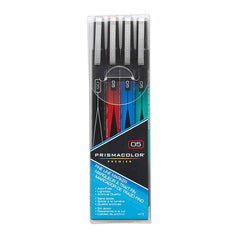 Prismacolor 14172 Premier Illustration Markers, Fine Tip, Set of 4 Black, Red, Blue, and Green