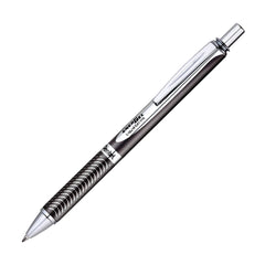 Pentel BL407 EnerGel Alloy Retractable Premium Liquid Gel Pen, 0.7mm Metal Tip, Medium Line, Black Ink