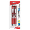 Pentel BL77BP3A, BL77BP3B, BL77BP3C, BL77BP3M, BL77BP3M1, BL77BP3M2 EnerGel RTX Retractable Liquid Gel Pens, 0.7mm Metal Tip, 3-Pack