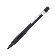 Pentel PD345A Quicker Clicker Mechanical Pencil with Grip, 0.5 mm, Solid Black Barrel, 1 Pencil