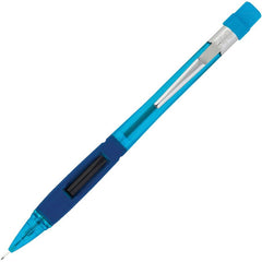 Pentel PD345T Quicker Clicker Mechanical Pencil with Grip, 0.5 mm, Transparent Barrel, 1 Pencil