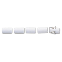 Pentel PDE-1 Refill Erasers for AL, AX and PD Series Pencils, 5 Pcs/Tube, Box of 12 Tubes, White