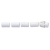 Pentel PDE-1 Refill Erasers for AL, AX and PD Series Pencils, 5 Pcs/Tube, Box of 12 Tubes, White