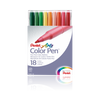 Pentel S360-12, S360-18, S360-24, S360-36 Arts Color Pens, Assorted Color Set