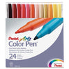 Pentel S360-12, S360-18, S360-24, S360-36 Arts Color Pens, Assorted Color Set