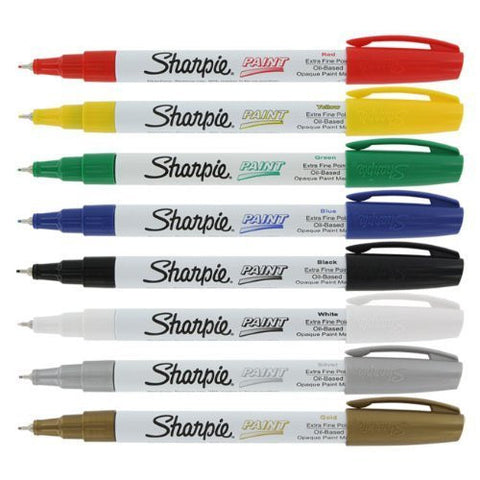 Sharpie Oil-Based Extra Fine Point Paint Markers, Set of All 8 Colors –  Value Products Global
