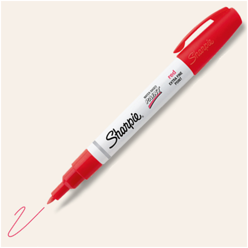 Sharpie 35569-35575 Water-Based Paint Marker,  Extra Fine Point