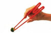 Typhoon Easy-to-Use Rookie Chopsticks - Pair of Red and Black