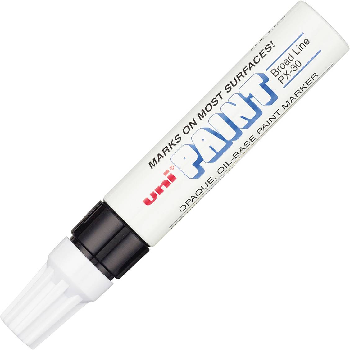 Uni-Paint 63731-63743, 15121-15124 PX-30 Permanent Marker, Chisel Tip, Broad Point, 1 Pack