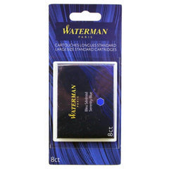 Waterman 52021W/52022W/S0110910 Fountain Pen Cartridges, Large Size Standard, 8 Count