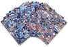 Yasutomo 4336/4338 Yuzen Blue Origami Paper, 10 Sheets of Assorted Patterns