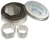 Ateco 5201 5 Piece Fluted Hexagon Cutter Set