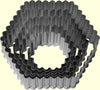 Ateco 5201 5 Piece Fluted Hexagon Cutter Set