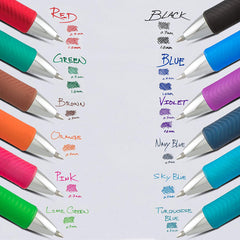 Pentel BL77BP12M EnerGel RTX Retractable Liquid Gel Pens, 0.7mm Medium Point, Assorted Colors, 12-Pack