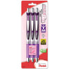 Pentel BL77BP3A, BL77BP3B, BL77BP3C, BL77BP3M, BL77BP3M1, BL77BP3M2 EnerGel RTX Retractable Liquid Gel Pens, 0.7mm Metal Tip, 3-Pack
