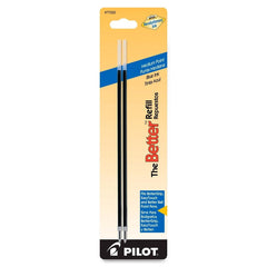 Pilot Ballpoint Ink Refills for Better or EasyTouch Pens,  Medium Point, 2-Pack