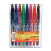 Pilot 31569 FriXion Ball Erasable Gel Pens, Fine Point, 8-Pack Pouch, Black/Blue/Red/Pink/Purple/Orange/Lime/Brown Inks