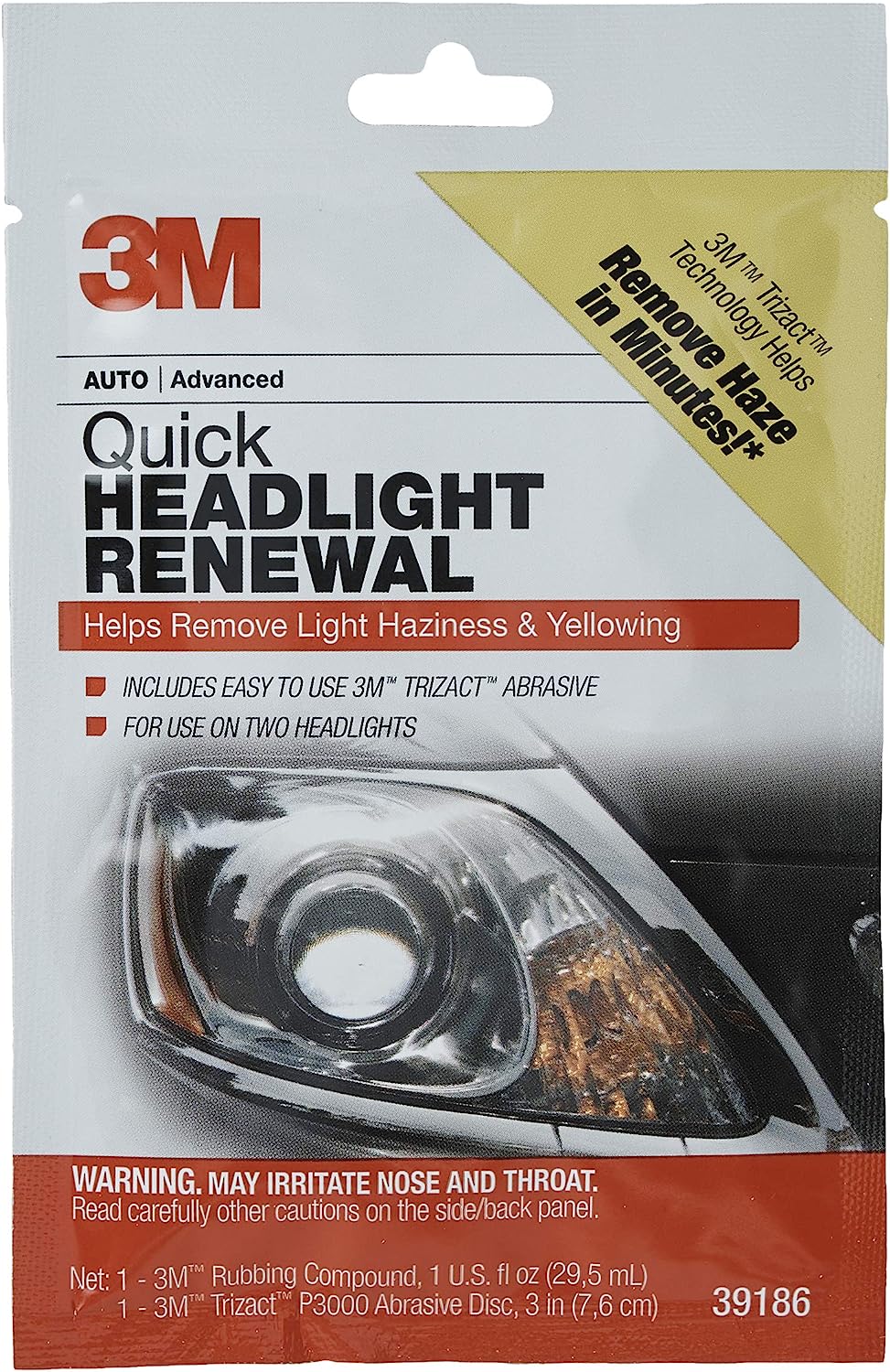 3M Quick Headlight Renewal, Hand Application