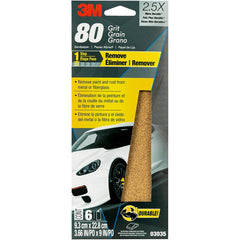 3M 03031-03039 Sandpaper, 3 2/3 in x 9 in