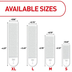 Command 17218-16ES/17218BLK-16ES Picture Hanging Strip Mixed Pack, 16 Pairs