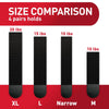 Command 17218-16ES/17218BLK-16ES Picture Hanging Strip Mixed Pack, 16 Pairs