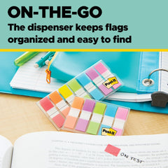 Post-it 680-PGOP2 Flags 0.94 in. x 1.7 in. Assorted Bright Colors (Pink, Green, Orange, Purple)