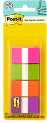 Post-it 680-PGOP2 Flags 0.94 in. x 1.7 in. Assorted Bright Colors (Pink, Green, Orange, Purple)