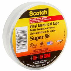 Scotch Super 88 Vinyl Electrical Tape, Black, All-Season Heavy Duty, Rubber Resin Adhesive, 8.5 mil