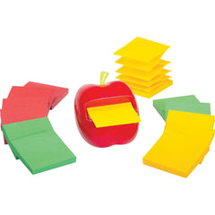 Post-it APL-330-SSVA Red Apple Pop-Up Note Dispenser with 12 Note Pads