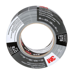 3M DT8 All Purpose Duct Tape, Silver, 48 mm x 54.8 m, 8 mil, Individually Wrapped