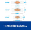 Nexcare MHW-15/MHW-60 Max Hold Waterproof Bandages