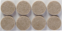 Scotch SP802-NA Round Felt Pads,  1 in, Beige, 32 Pack