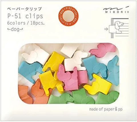 Midori P-51 Clips, Dog Pattern