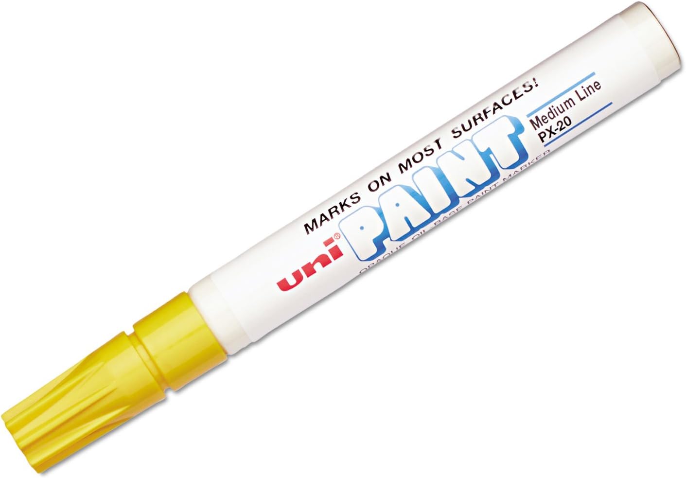 Uni-Paint PX-20 Oil-Based Medium Point Marker, Yellow