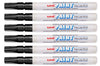 Uni-Paint PX-21 Oil-Based Permanent Marker, Fine Line, 6-Pack