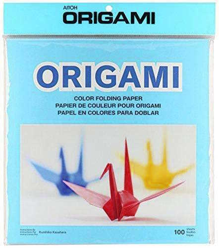 Aitoh Origami Folding Paper, 100 sheets 25 by 25 cm