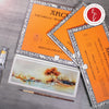 Arches A1795082 Watercolor Block Glued on 4 Sides, 300 gsm, Rough, Natural White, 5.9 in x 11.8 in, 20 Sheets