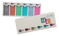 Boku-Undo 15502 Japanese Gansai Watercolor Paint, Pearl 6 Color Set