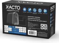 X-ACTO 19501X Mighty Mite Electric Pencil Sharpener Black/Silver