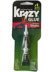 Krazy Glue KG58148IN Instant Glue To-Go Two Single-Use Tubes, .017-Ounce