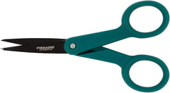 Fiskars 199940-1004 Non-Stick Scissors, Green Teal/Black