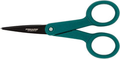 Fiskars 199940-1004 Non-Stick Scissors, Green Teal/Black