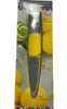 LuPro LPKT-P1081 4-in-1 Citrus Zester with Cover, Stainless Steel, Boxed