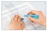 Kokuyo HA-S110G Colored Standard Type Cutter Knife, Fluorine-Coated Blade
