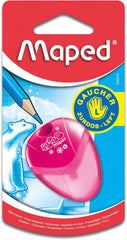 Maped 032210 I-Gloo Left-Handed Canister Pencil Sharpener, 1 Hole, Assorted Colors