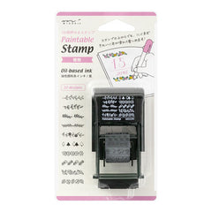 Midori 35383-006 Rotating Paintable Stamp, Plant Pattern, 10 Designs