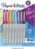 Paper Mate 1927694 Flair Felt Tip Pens, Ultra Fine Point, 0.4 mm, 8 Assorted Colors