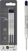 Parker 2119151-2119154 QUINKflow Ballpoint Pen Ink Refills, 0.7 mm Medium Tip