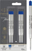 Parker 2119151-2119154 QUINKflow Ballpoint Pen Ink Refills, 0.7 mm Medium Tip