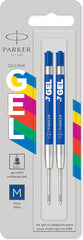 Parker 2136210-2136231 Jotter Originals Gel Ink Refills, 0.7 mm Medium Tip, 2-Count